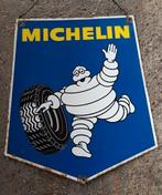 Vintage Michelin Bibendum emaillen reclame decoratie bord, Verzamelen, Merken en Reclamevoorwerpen, Ophalen of Verzenden, Gebruikt
