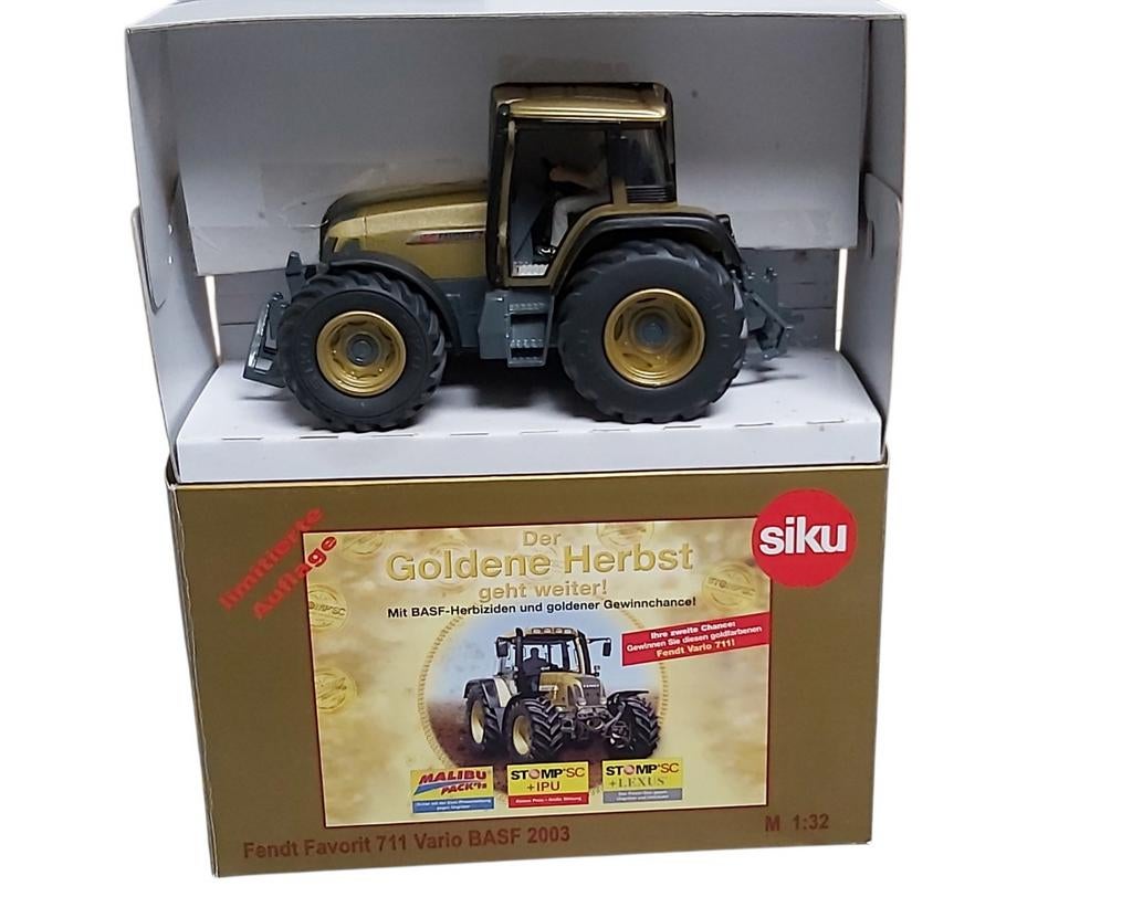 Siku Fendt Favorit 711 Vario BASF 2003 - in Gold, Ophalen of Verzenden, Nieuw, Tractor of Landbouw, SIKU