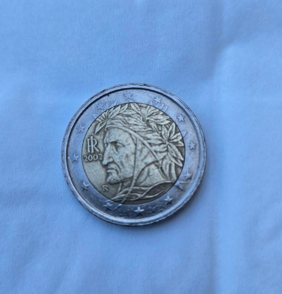 Italy 2 euro munt Dante Alighieri, Postzegels en Munten, Munten | Europa | Euromunten, Ophalen of Verzenden, Italië, 2 euro