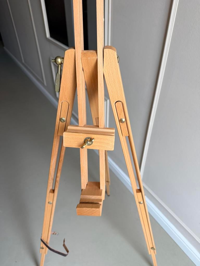 Houten schildersezel, Hobby en Vrije tijd, Schilderen, Ophalen of Verzenden, Gebruikt, Ezel