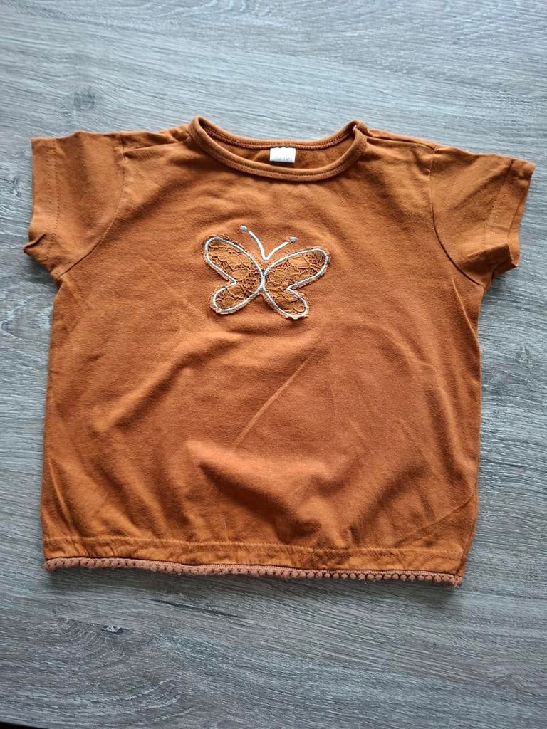 Bruin T-shirt Zeeman maat 98/104, Kinderen en Baby's, Kinderkleding | Maat 98, Ophalen, Zeeman, Gebruikt, Jongen of Meisje