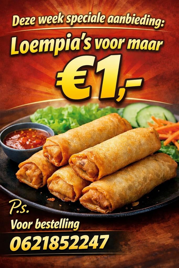 Loempia's, Ophalen