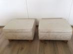 Landelijke handgemaakte footstools, Huis en Inrichting, Banken | Voetenbanken en Poefen, Ophalen, Minder dan 50 cm, Minder dan 50 cm