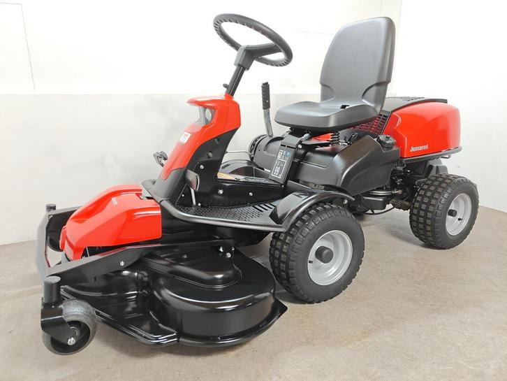 Jonsered FR2318FA 112cm zitmaaier Husqvarna R318c, Tuin en Terras, Zitmaaiers, Gebruikt, 90 tot 120 cm, Elektrische starter, Mulchfunctie