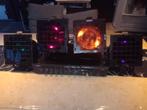 Disco lights par 4 met controller, Muziek en Instrumenten, Licht en Laser, Geluidgestuurd, Licht, Ophalen