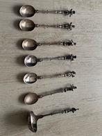 Zeldzame zilveren lepeltjes met musicerende  Niekerk va 1944, Antiek en Kunst, Antiek | Goud en Zilver, Verzenden