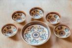 Vintage HB Quimper France schaaltjes - handbeschilderd, Huis en Inrichting, Keuken | Servies, Gebruikt, Ophalen of Verzenden, Bord(en)