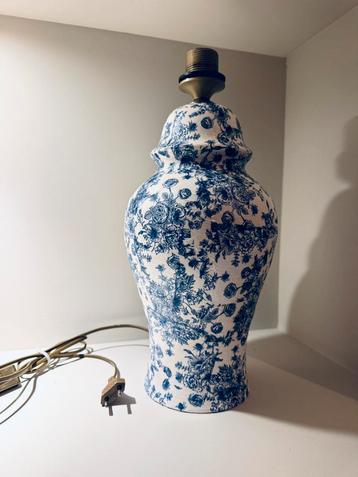 Lamp lampenvoet delfts blauw chinese lamp organisch beschikbaar voor biedingen