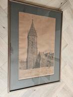 Pentekening de Grote Kerk Den Haag, Antiek en Kunst, Ophalen