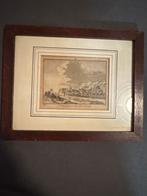 Oude prent St. Pietersberg bij Maastricht 1740, Antiek en Kunst, Kunst | Etsen en Gravures, Ophalen of Verzenden