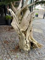 Prachtige uniek massief houten sculptuur 120x70, Tuin en Terras, Ophalen, Gebruikt, Hout