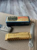 Hohner Marine Band gold limited edition C, Muziek en Instrumenten, Gebruikt, Ophalen of Verzenden, Met koffer of doosje, C-mondharmonica