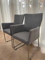 Set 4 eettafelstoelen, Huis en Inrichting, Stoelen, Ophalen, Gebruikt, Vier, Stof