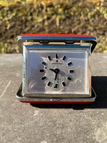Vintage midcentury Junghans 2 Jewels mechanische reiswekker beschikbaar voor biedingen