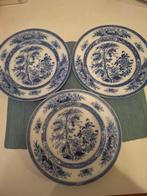 Wedgwood - Jeddo - 3 mooie antieke aardewerk borden, Antiek en Kunst, Antiek | Servies los, Ophalen of Verzenden