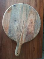 Houten Borrelplank Rond - Sfeervol Serveren!, Ophalen of Verzenden, Zo goed als nieuw