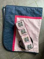 Roze set zadelpad eurostar en bandages hv polo, Ophalen of Verzenden, Gebruikt, Dekje