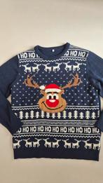 ZGAN! KERSTTRUI HEREN BLAUW MT XXL, Ophalen of Verzenden, Zo goed als nieuw