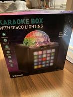Zo goed als nieuwe Karaoke box met disco verlichting, Ophalen, Zo goed als nieuw