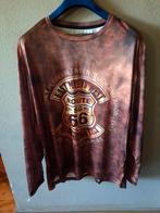 Heren longsleeve tshirt route 66 nieuw, Ophalen of Verzenden, Nieuw, Maat 56/58 (XL)