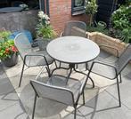 5-Delige Bistroset, Tuin en Terras, Tuinsets en Loungesets, Ophalen, Stoel, 4 zitplaatsen, Tuinset