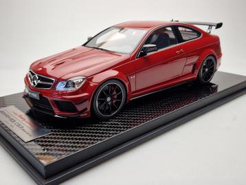 1:18 Mercedes Benz C63 AMG Black series - Rood HQ Model! beschikbaar voor biedingen