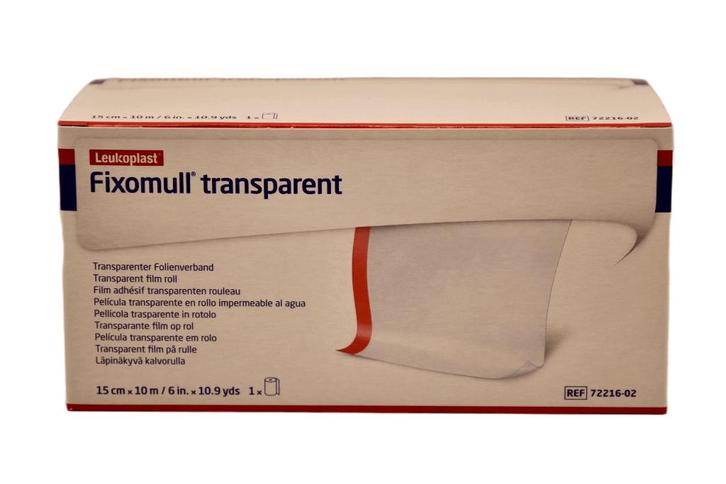 BSN - Fixomull Transparant - 10 m x 15 cm -  1 stuk per doos, Diversen, Verpleegmiddelen, Nieuw, Ophalen of Verzenden