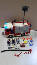 Playmobil brandweerwagen met werkend zwaailicht, Kinderen en Baby's, Gebruikt, Ophalen of Verzenden