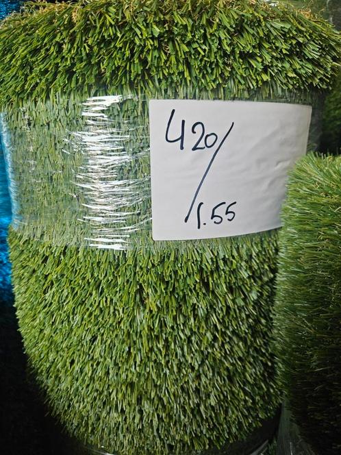 Kunstgras coupon 35mm. 4.20 x 1.55 nu voor maar €60,-, Tuin en Terras, Gras en Kunstgras, Nieuw, 20 m² of meer, Ophalen of Verzenden