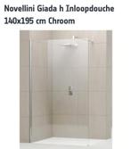 Novellini douchewand, Ophalen, Overige typen, Nieuw, Minder dan 100 cm