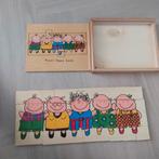 Hele leuke houten legpuzzel Happy Family, Ophalen of Verzenden, Minder dan 500 stukjes, Zo goed als nieuw, Legpuzzel