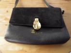 zwarte ted baker leren belt bag clutch suede en schouderriem, Overige merken, Gebruikt, Zwart, Ophalen of Verzenden