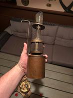 Oude Mijnlamp - Veiligheidslamp, Antiek en Kunst, Ophalen of Verzenden