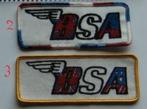 Bsa vintage patch badge opnaai embleem NOS mouwembleem, Verzenden, Nieuw, Motoren
