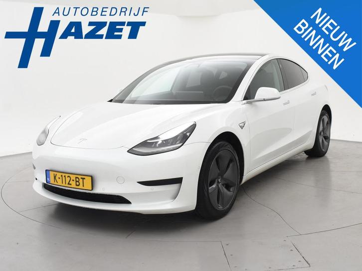 Tesla Model 3 60 kWh RWD *BTW* + LEDER | AUTOPILOT | PANORAM, Auto's, Tesla, Bedrijf, Te koop, Model 3, ABS, Adaptive Cruise Control