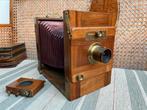 Uniek Houten Platencamera Holz Wet Plate Camera, Verzamelen, Fotografica en Filmapparatuur, Ophalen of Verzenden, Voor 1940, Fototoestel
