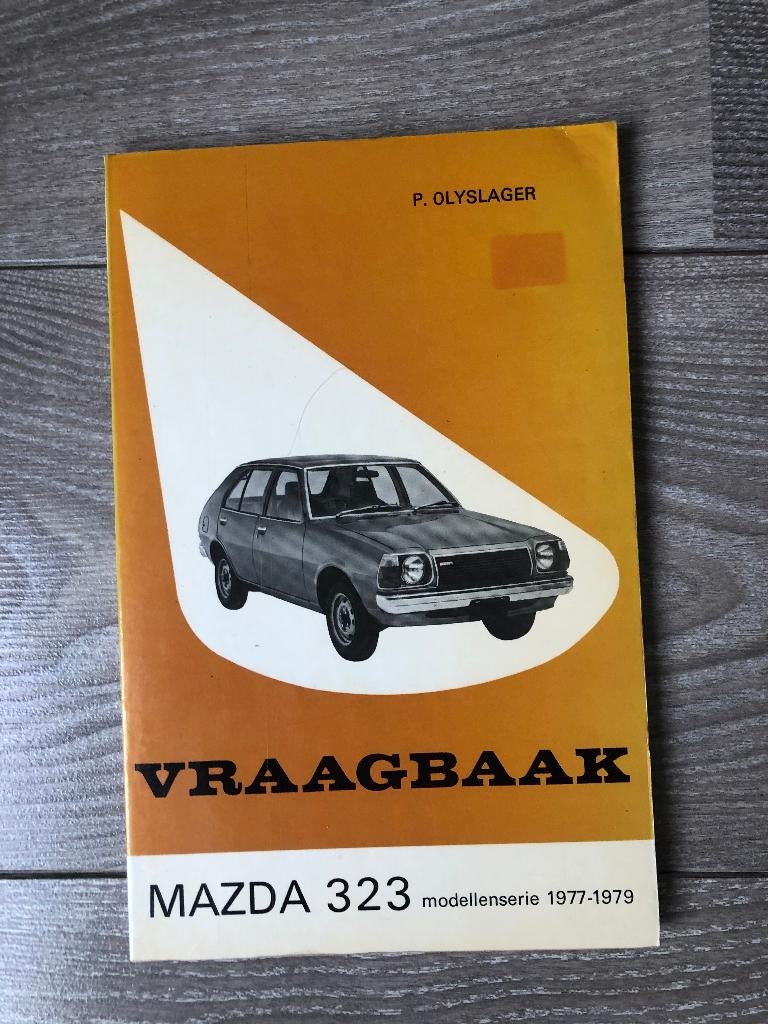 Vraagbaak Mazda 323 type FA4 1977-1979 P. Olyslager, Ophalen of Verzenden
