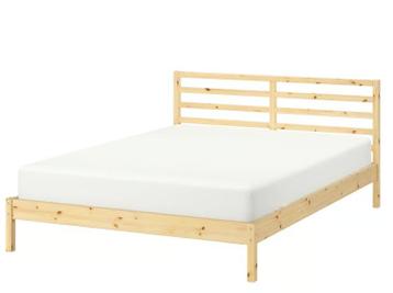 IKEA TARVA Bedframe 140x200 cm + lattenbodem - afbeelding 4