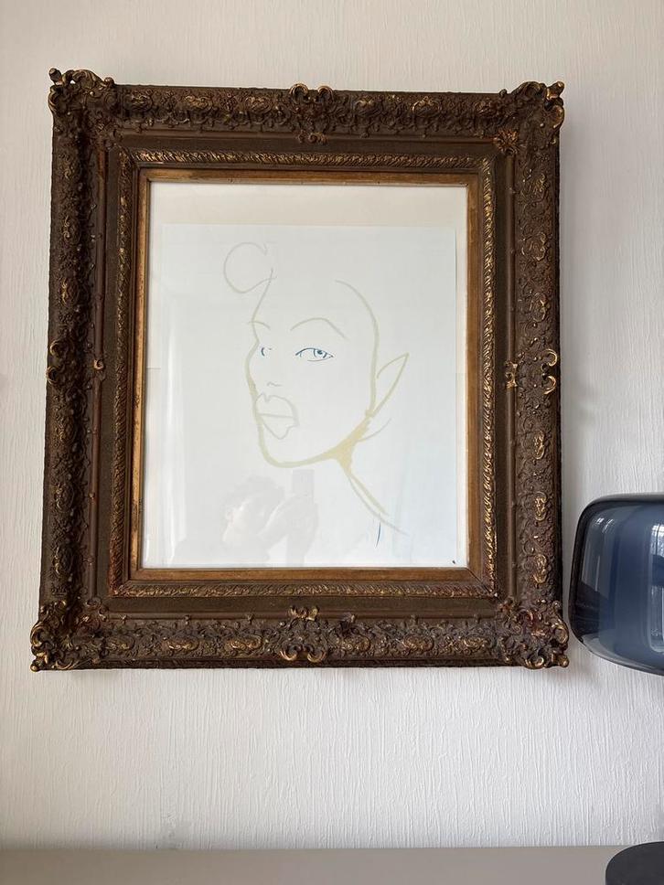 Antieke lijst, Huis en Inrichting, Woonaccessoires | Lijsten, Gebruikt, 75 cm of meer, 50 tot 75 cm, Overige materialen, Ophalen