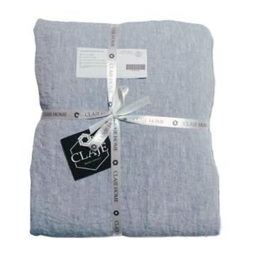 100% linnen hoeslaken 180x200 Blauw Mêlee beschikbaar voor biedingen