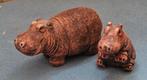 Nijlpaarden. Vintage jaren 70, Ophalen of Verzenden, Zo goed als nieuw, Beeldje of Figuurtje