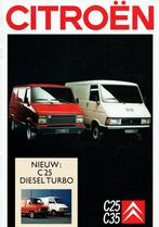 Folder Citroën C25 en C35 (1989), Verzenden, Gelezen, Citroën