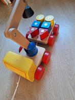 Takelwagen hout met blokken (magnetisch), Kinderen en Baby's, Speelgoed | Houten speelgoed, Ophalen of Verzenden, Gebruikt