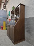 Jaren 50 Museum Vitrinekast | Vintage Vitrine Kast Duits, Huis en Inrichting, Kasten | Vitrinekasten, 100 tot 150 cm, Met deur(en)
