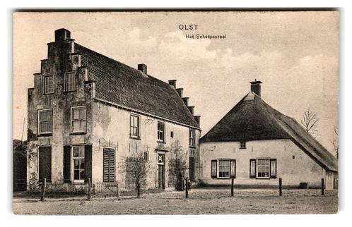 Olst, Het Scherpenzeel, Verzamelen, Ansichtkaarten | Nederland, Gelopen, Overijssel, Voor 1920, Verzenden