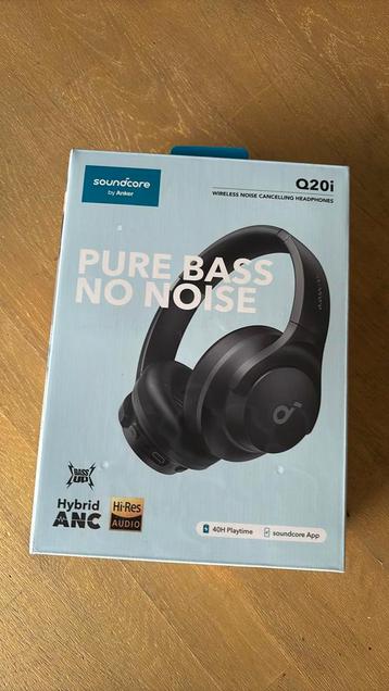 Soundcore by Anker headphones koptelefoon zwart Q20i  beschikbaar voor biedingen