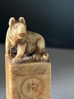 Oude Chinese spekstenen stempel, Ophalen of Verzenden