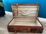 Vintage Koffer Dordrecht - Antiek Decoratie, Sieraden, Tassen en Uiterlijk, Koffers, Ophalen of Verzenden, Gebruikt, Leer, Slot