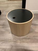 2 Bijzettafels met opbergruimte van 48 cm, Ophalen, Zo goed als nieuw, Hout, Minder dan 55 cm