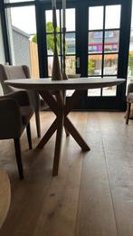 Eiken tafel scandinavisch japandi NIEUW, Huis en Inrichting, Tafels | Eettafels, Ophalen, Japandi, Eikenhout, Ovaal